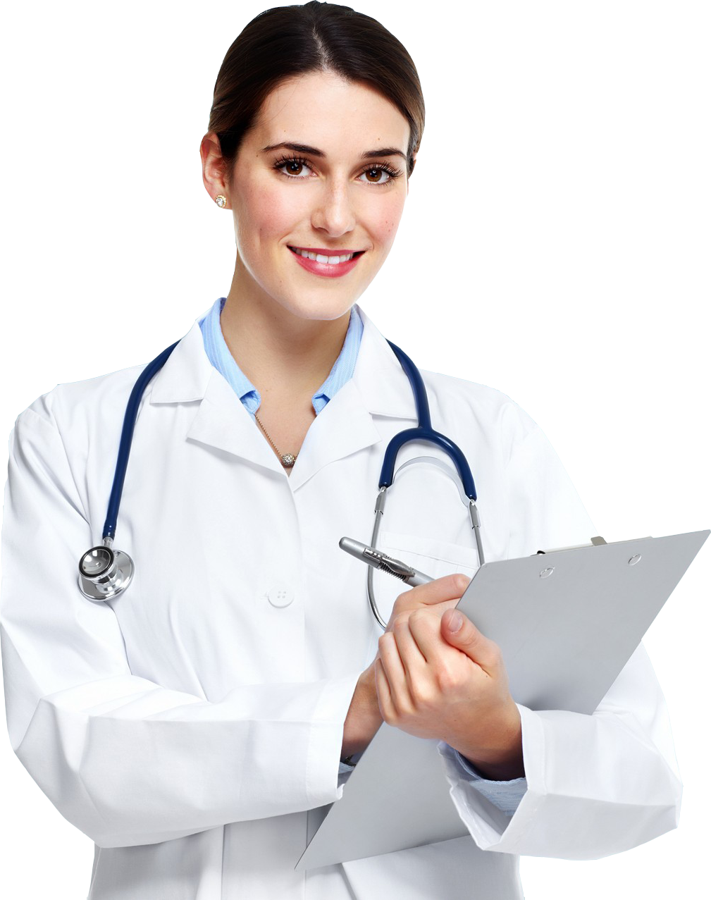 photo of a female physician smiling